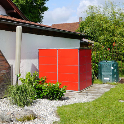 Das Gartenhaus für kleine Gärten